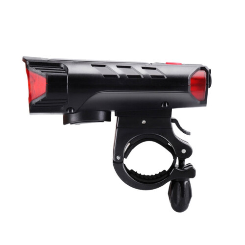LOOPSUN solar-powered USB-rechargeable bike headlight with 1