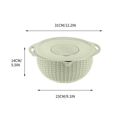 Stainless Steel Rotating Drainage Basket for Sink Use 2