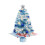 Mini Christmas Tree Blue Tabletop Artificial 12-inch 3