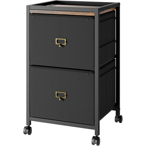 Mobile File Cabinet for Home Office 2-Drawer