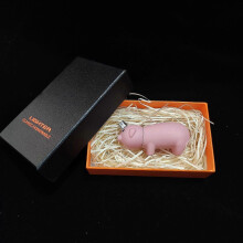 Lightweight Pink Piggy Retro Lighter, Cute Multi-Use Butane Lighter for Camping and Candle Lighting