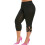 Plus size pull-on capri broek met elastische taille 2