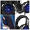 Gaming Headset Wired with Microphone Black 1pc 3