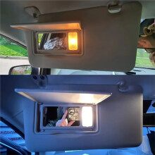 1Pair Car Interior Sunvisor Roof Front Sunvisor with Makeup Mirror for Koleos 2008-2016 96401JY75A 96401JY65A