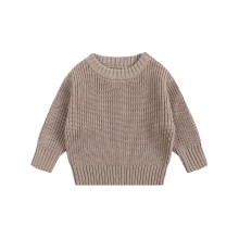Beige kindertrui met lange mouwen, maat 18-24 maanden
