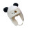 Cappello invernale per bambini con paraorecchie, in cotone bianco, 0-3 anni 1