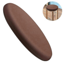 Cojín redondo de espuma viscoelástica para taburete, cómodo almohadón para asiento de bar, color marrón café, asiento ac