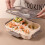 Bento Box Portable Lunch Container 5-Compartment 6