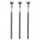 Brosse éventail pour mascara, applicateur de cils, 3 pièces 1
