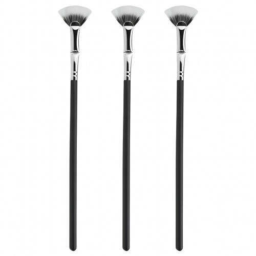 Brosse éventail pour mascara, applicateur de cils, 3 pièces
