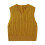Women's V-neck sweater vest solid color sleeveless pullover 1