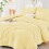 Yellow Seersucker Twin Comforter Set 5-Piece 1
