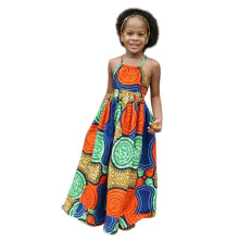 3D African Print Dress for Girls 4-5 Years