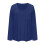 Dam Casual Enfärgad Rundhalsad Oversize Långärmad 3