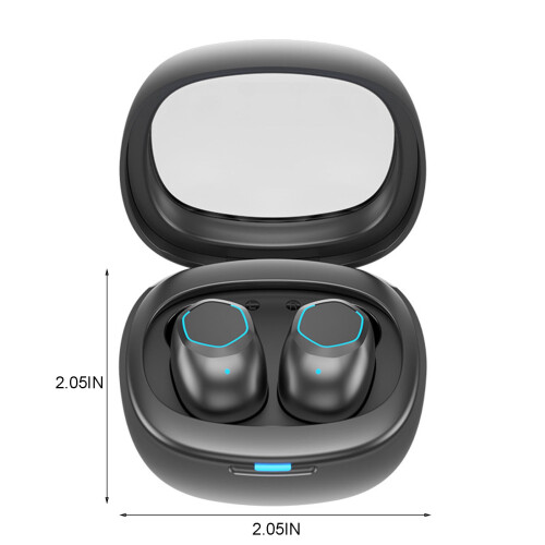 Ασύρματα ακουστικά Avtoify Mini, ελαφριά ακουστικά Bluetooth5.3 με μικρόφωνο, συμβατά με 2