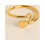 Initial Heart Ring for Granddaughter 26 Letters 1