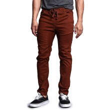 Men's drop crotch stretch jogger pants twill size up to 5X