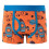 Boy's summer boxer briefs with rocket print, stretch and 1