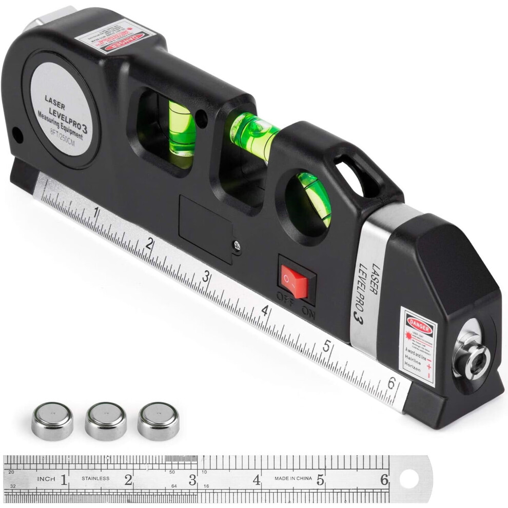 Cross Line Laser Level 8Ft For Hanging And Tiling 9101399663355