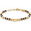 Women's Beaded Boho Bracelet Silver Gold 7+1 Inch 1