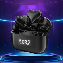 Bluetooth Headphones Heart-shaped Noise Cancelling Earbuds