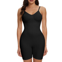 Women's Backless Seamless Bodysuit with Butt-Lifting Support