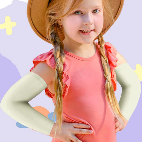 Children's Sunscreen Arm Sleeve with Elastic Sleeve Bright 1