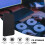 Oxford cloth CD storage case 80-disc capacity 6