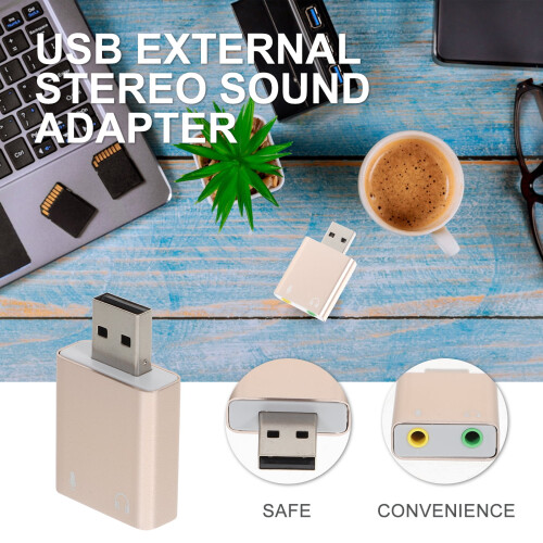 USB Audio Adapter 7.1 Channel External Sound Card 1