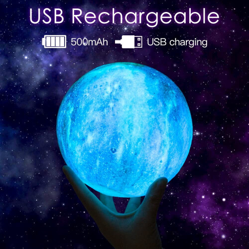 Moon Lamp Night Light 5.9 inch 16 Colors 2