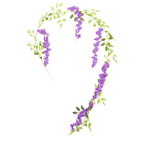 Τεχνητή διακόσμηση κρεμαστών αμπελιών Wisteria για τον κήπο του σπιτιού