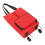 Rolling Tote Bag Oxford Cloth Red 20 Inch 1