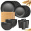 Wheat Straw Dinnerware Set Black 16pcs 3