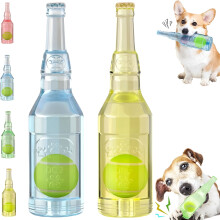 Hundekauflasche mit Tennisball, 2 Stück, groß
