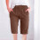 Short décontracté uni pour femme, taille élastique, coupe ample, large 2