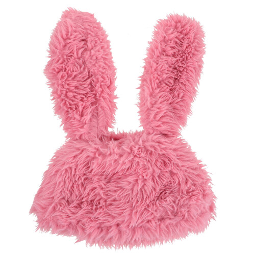 Cartoon-Tierhut, rosa Plüsch, Winter, Damen, 1 Set