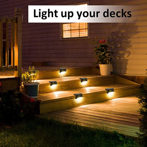 Miuline LED Solar Path Light Brown 4 Pack 2