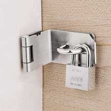 Stainless Steel Door Lock Hasp 90 Degree Right Angle Thick