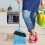 Broom and Dustpan Combo Set with Long Handle 1