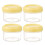 Borcane rotunde mini transparente cu capace etanșe, 35 ml, 4 buc. 1