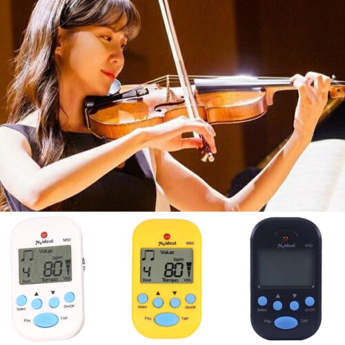 Digital Metronome Clip-On LCD Lightweight Mini for Violin 1