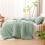Queen Beige Comforter Set Lightweight 3-Piece 5