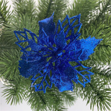 Christmas artificial flowers hollow-out ornaments6.3inch