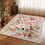 Non-Slip Floral Runner Rug Pink 2 ft x 6 ft 8