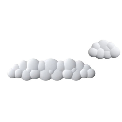 Poggiapolsi Cloud per tastiera e mouse, ergonomico in memory foam.