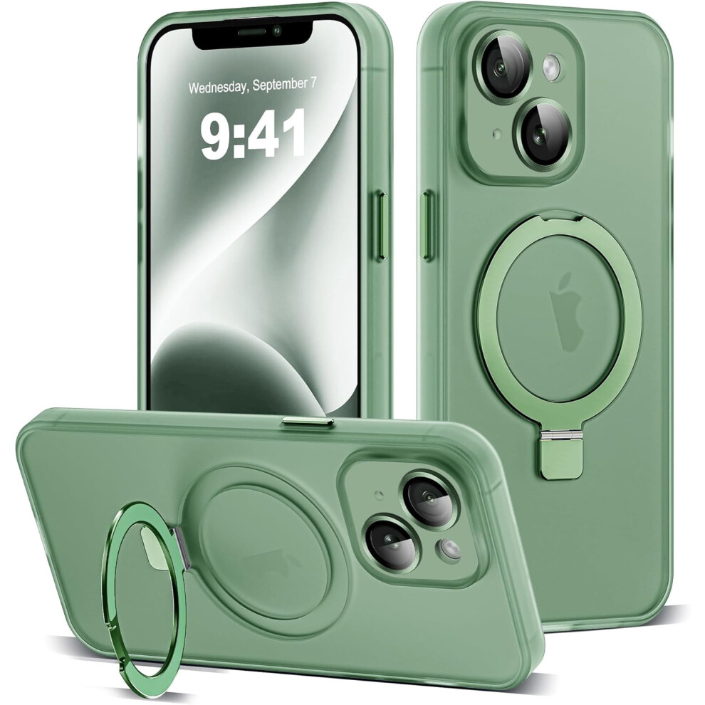 Iphone 14 Plus Case With Magnetic Ring Stand And Magsafe 9362892731600