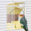 Mangeoire suspendue transparente 1,7 L pour petits oiseaux 1