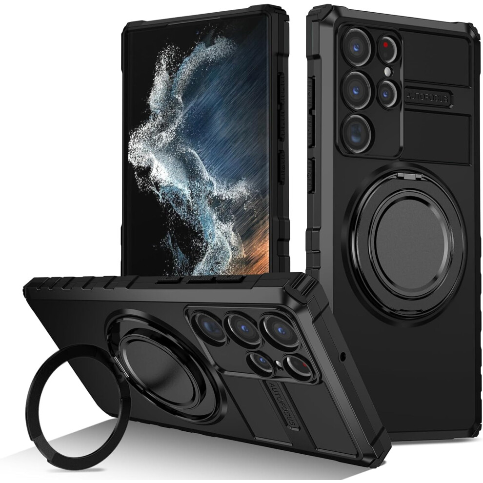 Samsung S22 Ultra Phone Case Â Magnetic Ring, Wireless 9362892733642