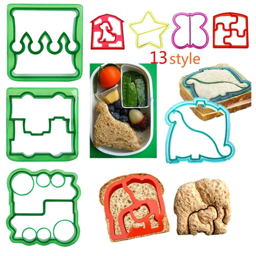 Sandwichbrødskærersæt til børns bento-madkasser