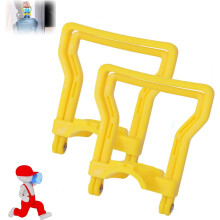 Suporte ergonômico para garrafa de água de 15L com alça de borracha.
